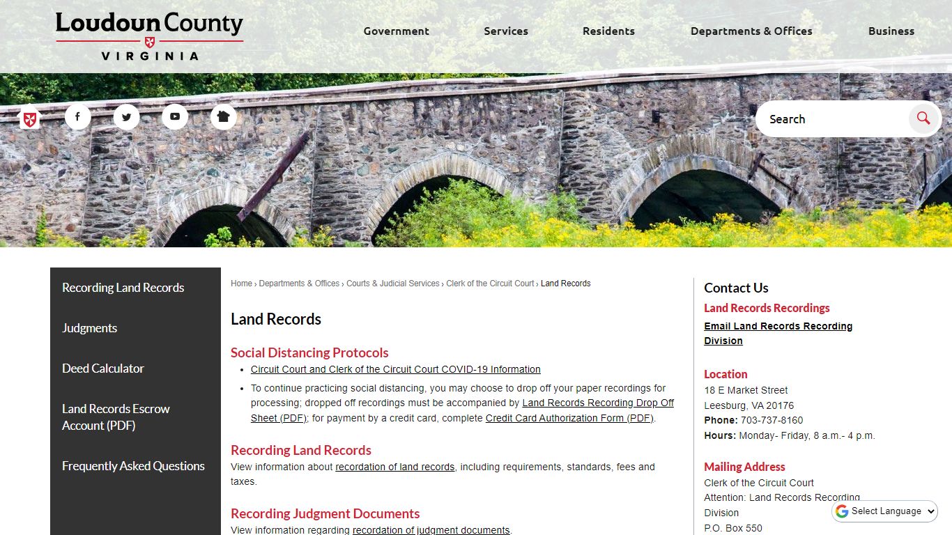 Land Records | Loudoun County, VA - Official Website